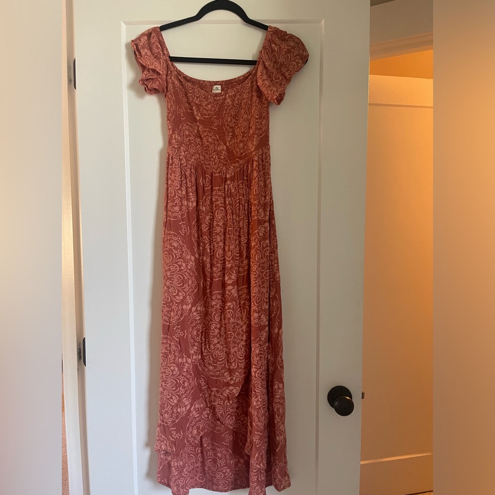 O'Neill Terracotta Floral Maxi Dress